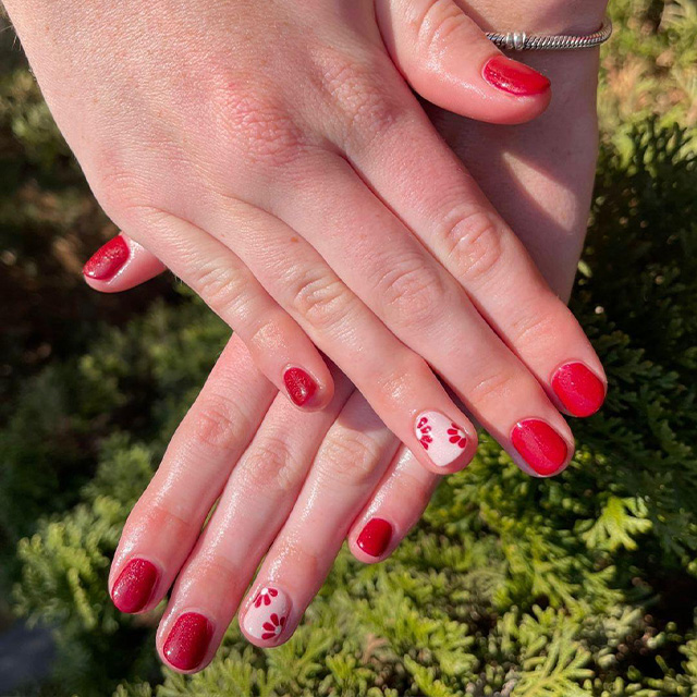 Nails close-up