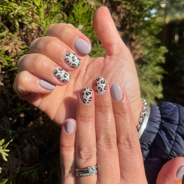 Nails close-up