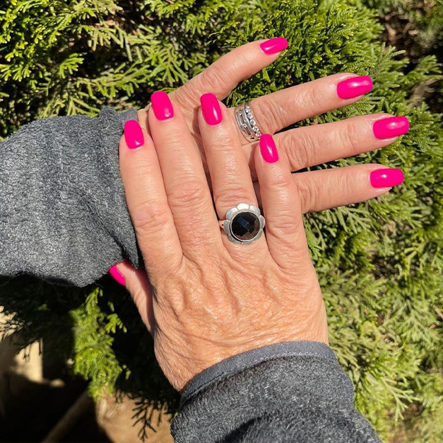 Nails close-up