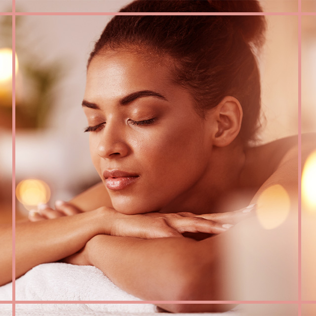woman getting a massage