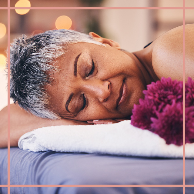 woman receiving a massage